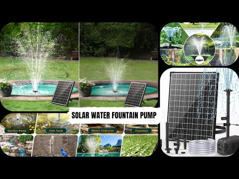20W POPOSOAP Solar Water Fountain Pump