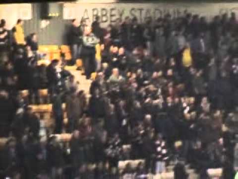 FANCAM: The away following at Cambridge United v Northampton Town, 14/11/14