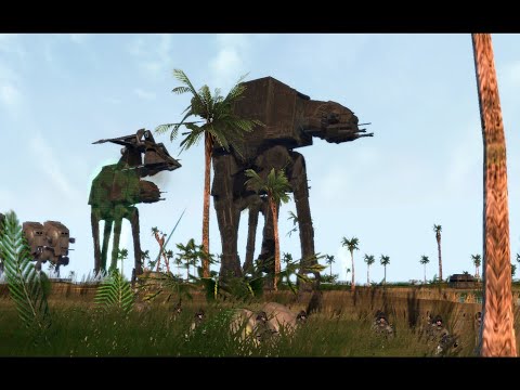 AT-AT assault on the Eriadu Authority base Ep 17  Star Wars: Empire at War  Thrawn's Revenge 3.4