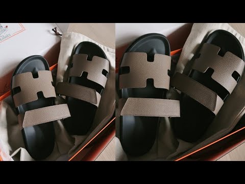 Hermes Chypre Sandals (Étoupe) Unboxing and First Impressions