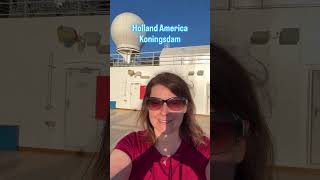 That feeling when you board the Holland America Koningsdam