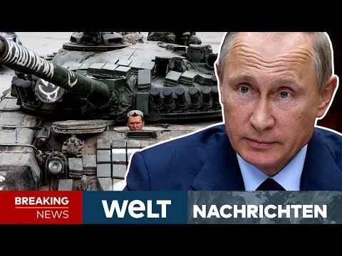 PUTINS KRIEG: Luftalarm und Raketenangriffe! Heftige Attacken im Osten der Ukraine | WELT Newsstream