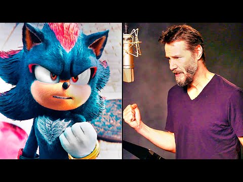 SONIC THE HEDGEHOG 3 Voice Cast B-Roll - Behind The Scenes (2024)