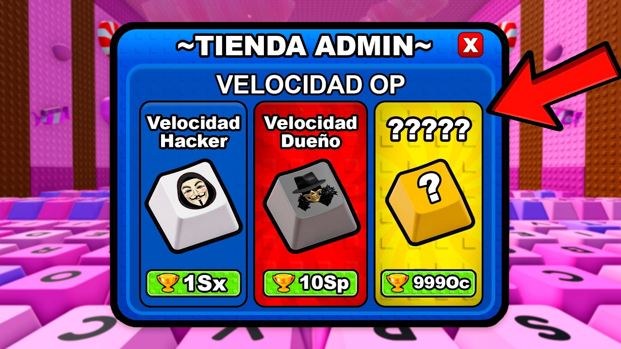 Escapa del Teclado pero, tengo TIENDA de VELOCIDAD OP?!
