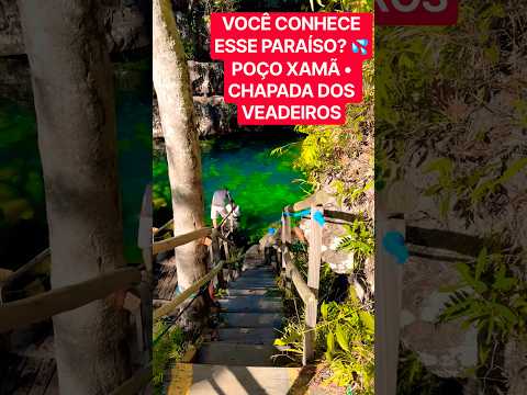 Um paraíso escondido na Chapada dos Veadeiros! 😍💦 | Poço Xamã