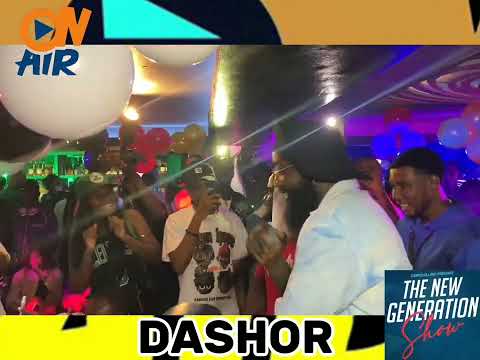 DASHOR en mode freestyle à the new generation show
