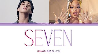 Download lagu [CLEAN VER.] JUNGKOOK (정국) ㅡ SEVEN Ft. LATTO COLOR CODED LYRICS [ENG] mp3
