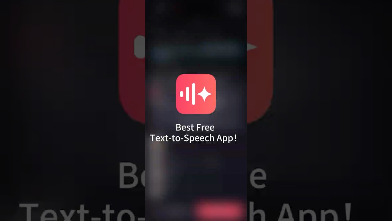 Best Text to Speech AI App for Free #tts #iphone