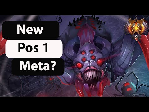 Broodmother Safelane? |dota 2 broodmother pos 1 gameplay |