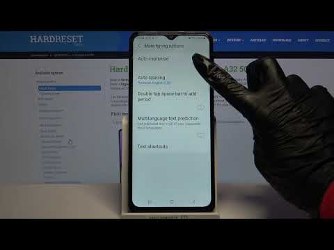 How to Enter Text Correction Options on Samsung Galaxy A32 5G - Manage Input Settings