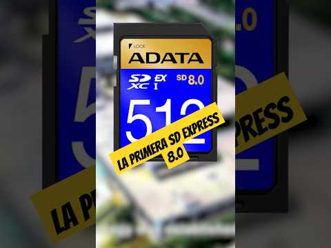 La primera tarjeta de memoria SD Express 8.0 de Adata alcanza velocidades de lectura de 1.6 GB/s, t