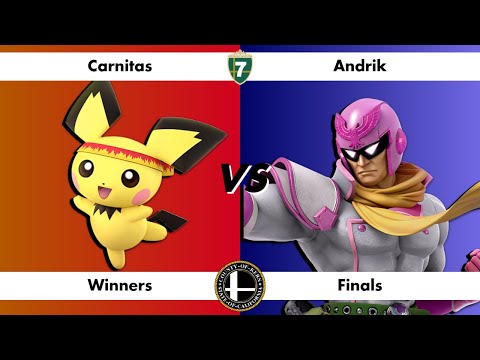 Seven Stocks 3 WINNERS FINALS - Carnitas (Pichu) vs Andrik (Captain Falcon) SSBU Tournament