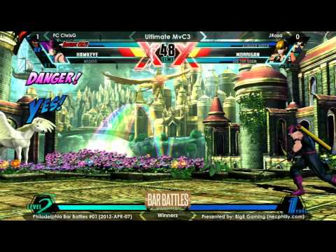 Bar Battles #01 - UMvC3 W - FC ChrisG VS JRosa