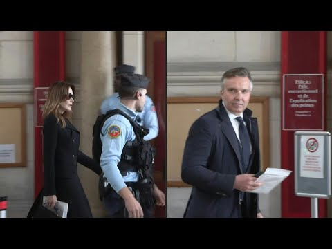 Nicolas Sarkozy's entourage arrives at court for appeal | AFP