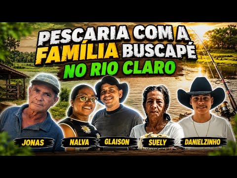 Pescaria com a família Buscapé no rio claro cachoeira de Goiás (agrovlog)EP2