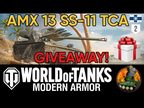 AMX 13 SS-11 TCA GIVEAWAY! II The Best Era 2 ATGMs? II 2 Gameplays II WoT Console Allegiance Season