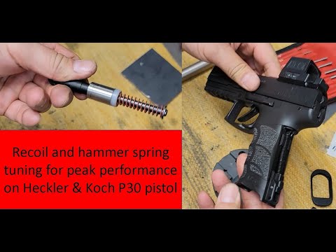 Performance recoil spring tuning HK pistol