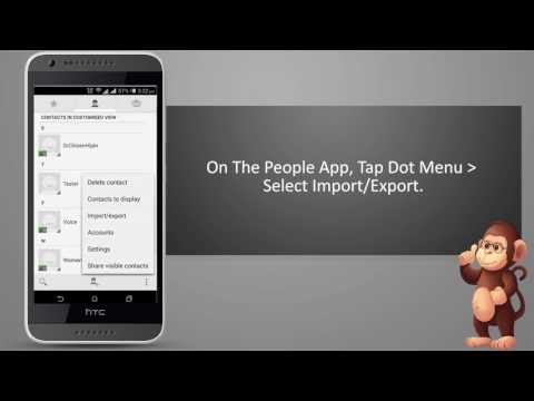 HTC HOW TO Import contacts from your SIM card ON smart phones user guide support