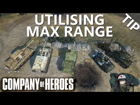 CoH2: Utilising Max Range Tip (Company of Heroes 2)