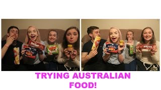 IRISH TRYING AUSTRALIAN FOOD!