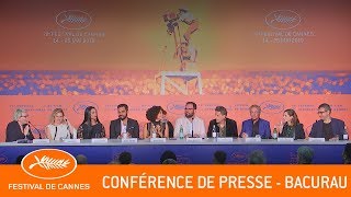 BACURAU  Confrence de presse  Cannes 2  VF