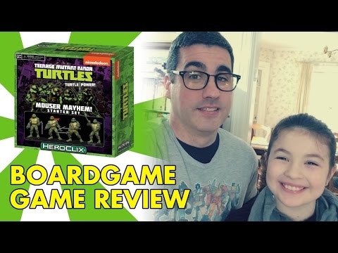 TEENAGE MUTANT NINJA TURTLES MOUSER MAYHEM HEROCLIX STARTER REVIEW