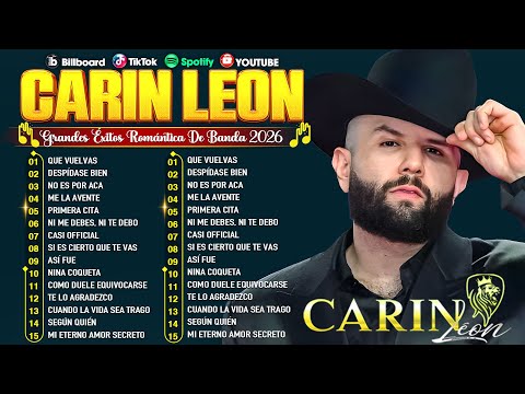 Carin Leon Mix Exitos 2026 - Mejor Canción Carin Leon 2026 - Álbum Completo Más Popular