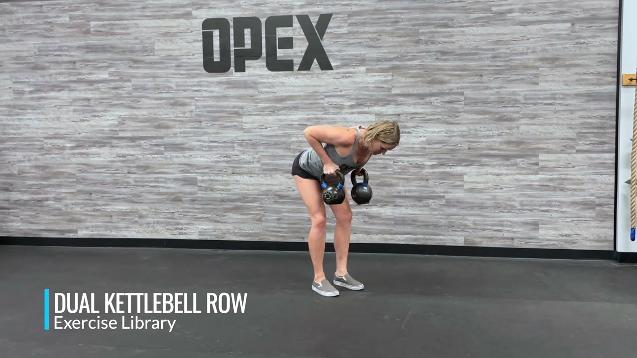 Dual Kettlebell Row - YouTube
