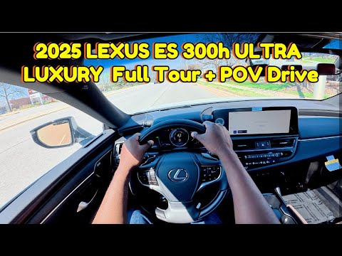 Thumbnail for 2025 Lexus ES 300h Ultra Luxury - Exterior, Interior & POV Test Drive (Binaural Audio) by Lexus ES