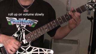How to play Van Halen Fools on guitar part 1