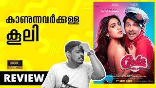 Coolie No 1 Review | Malayalam | Unni Vlogs