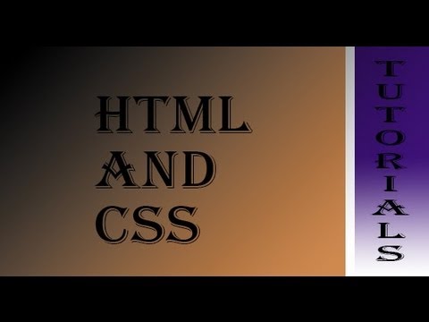 Basic Html And Css Tutorial 2 Creating Html And Css Basic Structure