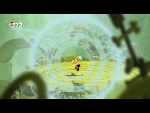 Rayman Legends - Walkthrough Part 11 - Ray and the Beanstalk ( All Teensies - Wii U )