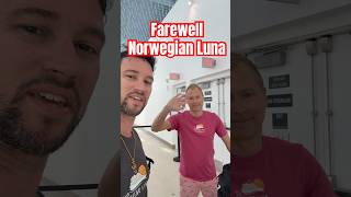 Norwegian Luna final steps. A sad departure morning from our Transatlantic maiden voyage. #cruise