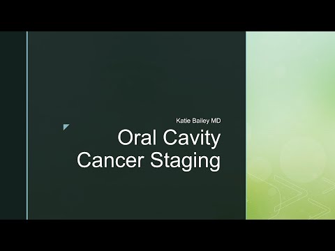 Stadieneinteilung von Mundhöhlenkrebs in 5 Minuten
