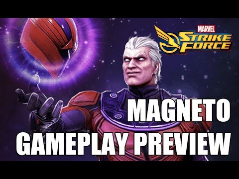 Magneto Gameplay Preview - Marvel Strike Force