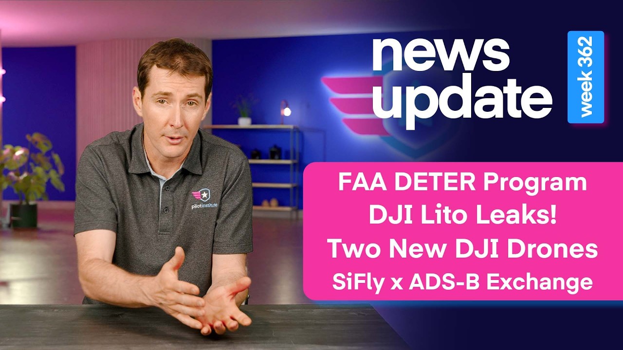 Drone News: FAA DETER Program, DJI Lito Leaks, Two New DJI Drones, SiFly x ADS-B Exchange