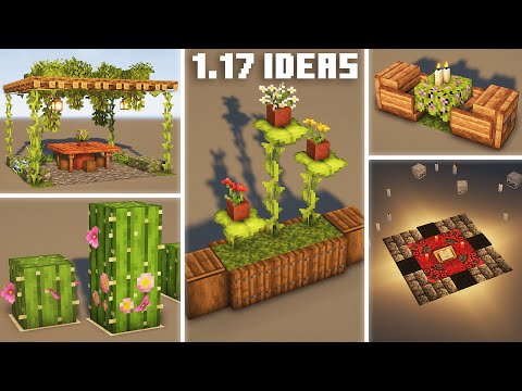 15 AMAZING Minecraft 1.18 outdoor DECOR ideas! [super easy]