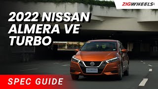 2022 Nissan Almera VE Turbo Spec Guide | Zigwheels.Ph