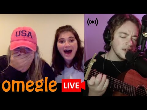 "So you've stolen our hearts.." Turning STRANGERS into FANS on OMEGLE (Live)