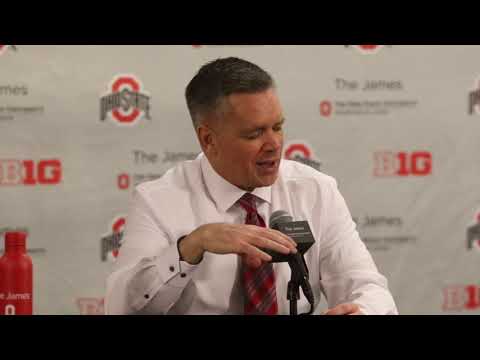 Chris Holtmann postgame press conference following Ohio State's win over Villanova