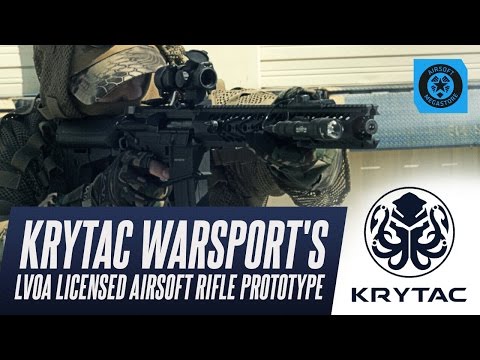 Krytac Warsport's LVOA Licensed Airsoft Rifle Prototype  (SNEAK PEAK )