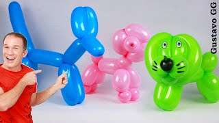 BALLOON DOG 🐶 balloon animals for beginners - balloon art