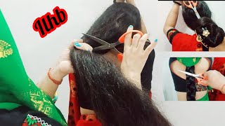Download lagu Indian longhair beauty prepare for long hair cut mp3