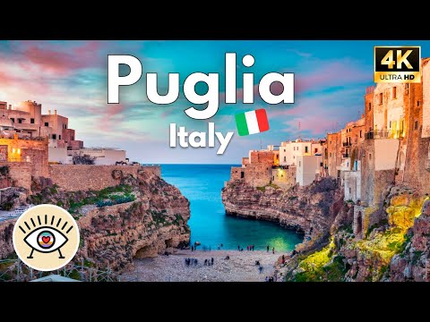 Polignano a Mare, Italy [ 4K ] Puglia ✅ Walking tour with subtitles - 2023 - WALKING TOUR
