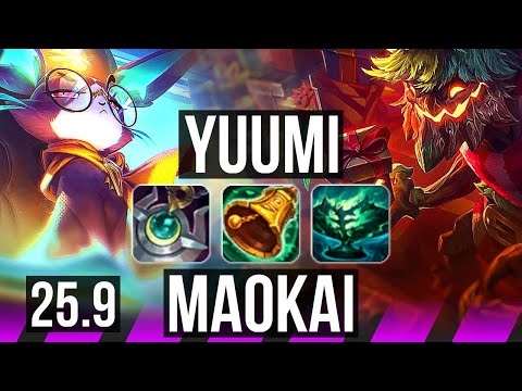YUUMI & Kai'Sa vs MAOKAI & Miss Fortune (SUP) | 2/1/33 | KR Diamond | 25.9