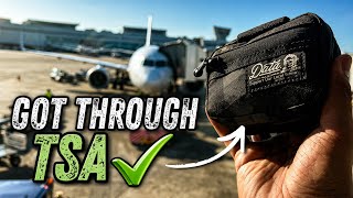 My TSA-Approved EDC Pouch for 2025! What I Carried Through Airport Security (No Issues!)