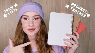 bujo for rollerskating + tricks list