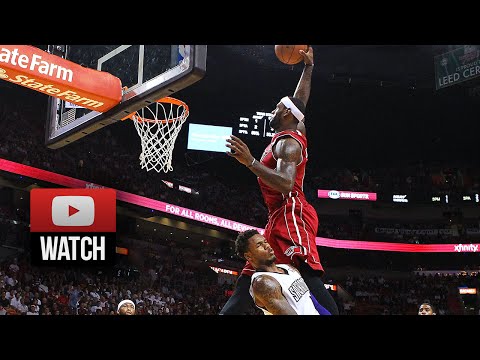 LeBron James Full Highlights vs Kings (2013.12.20) - 18 Pts, 8 Assists, Nasty Dunk!