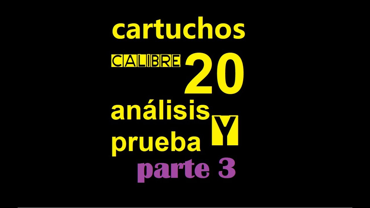 PRUEBA Y ANALISIS CARTUCHOS CALIBRE 20!!! PARA LA PERDIZ Y LA PALOMA. PARTE 3 (FIN) PRUEBA EN CANCHA